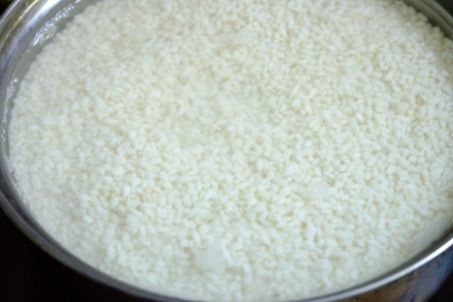ngâm gạo nếp