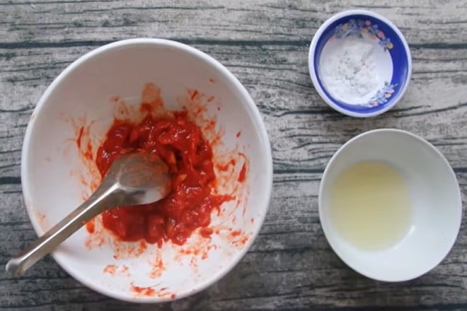 sơ chế gấc