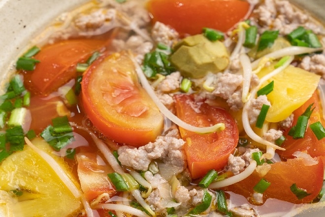 Cách nấu canh chua thịt băm