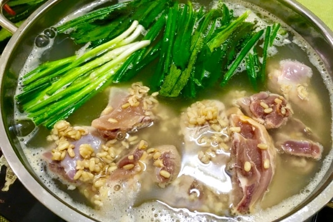 Cách nấu lẩu gà rượu nếp