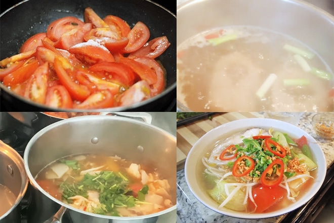 nấu canh chua cá bông lau