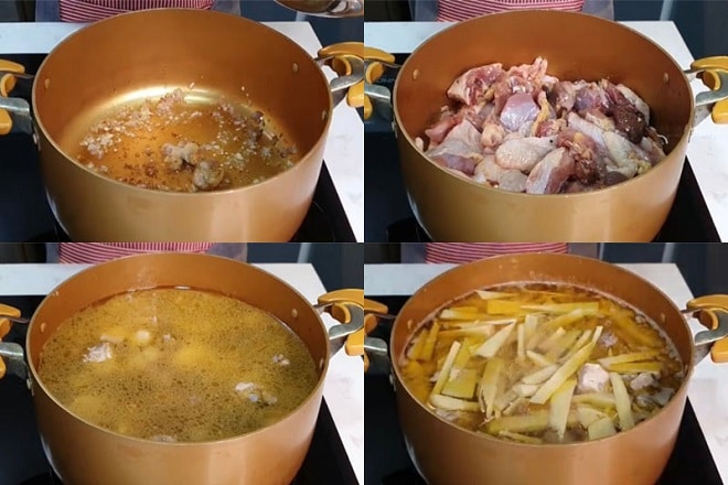 Nấu nước dùng lẩu