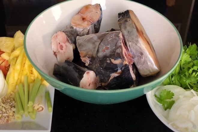 nguyên liệu nấu bún cá thu