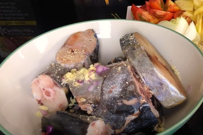 sơ chế cá thu