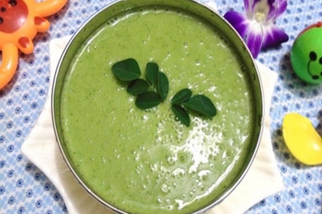 cháo thịt bò rau ngót